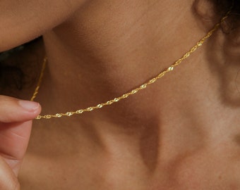 ★韓国人気★TATIANA★French Twist Chain Necklace ☆韓国人気☆TATIANA☆French Twist Chain Necklace (TATIANA