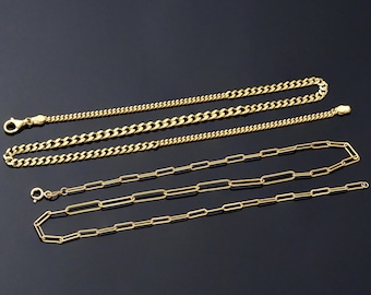 925 Silver Paperclip Curb Chain Necklace, Large Paperclip Chain, Thick Curb Chain, Chunky Paperclip Necklace Gold, Curb Link Chain Necklace