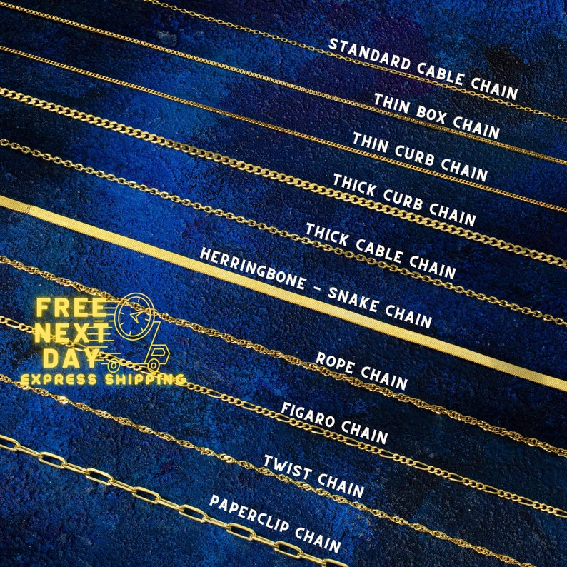 EVERYDAY MINIMALIST Thin Gold Chain Necklaces for Women Anti Etsy