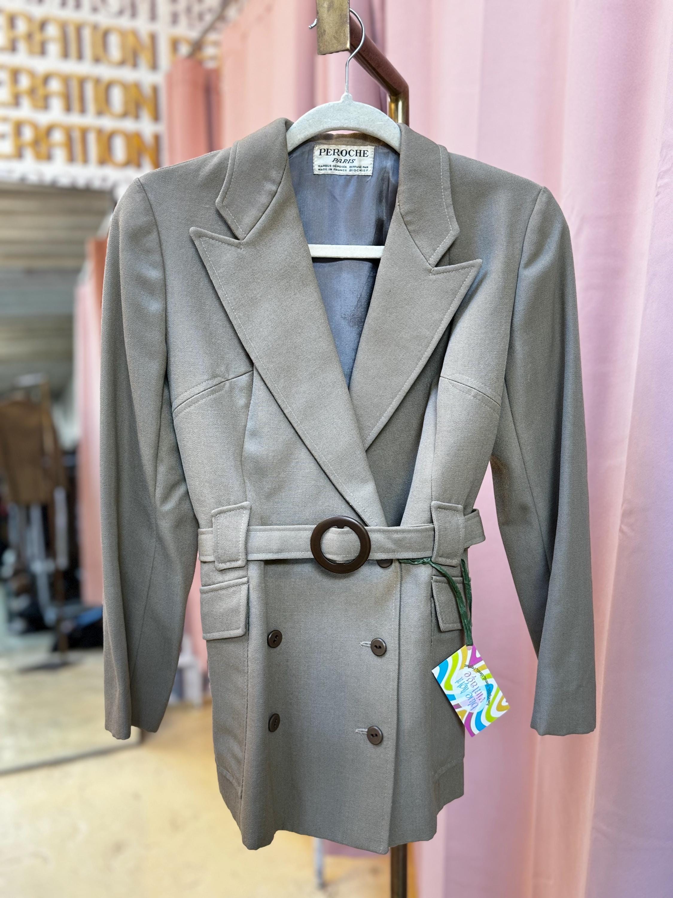 70s Belted Wool Coat - Etsy 70s Belted Wool Coat - Etsy