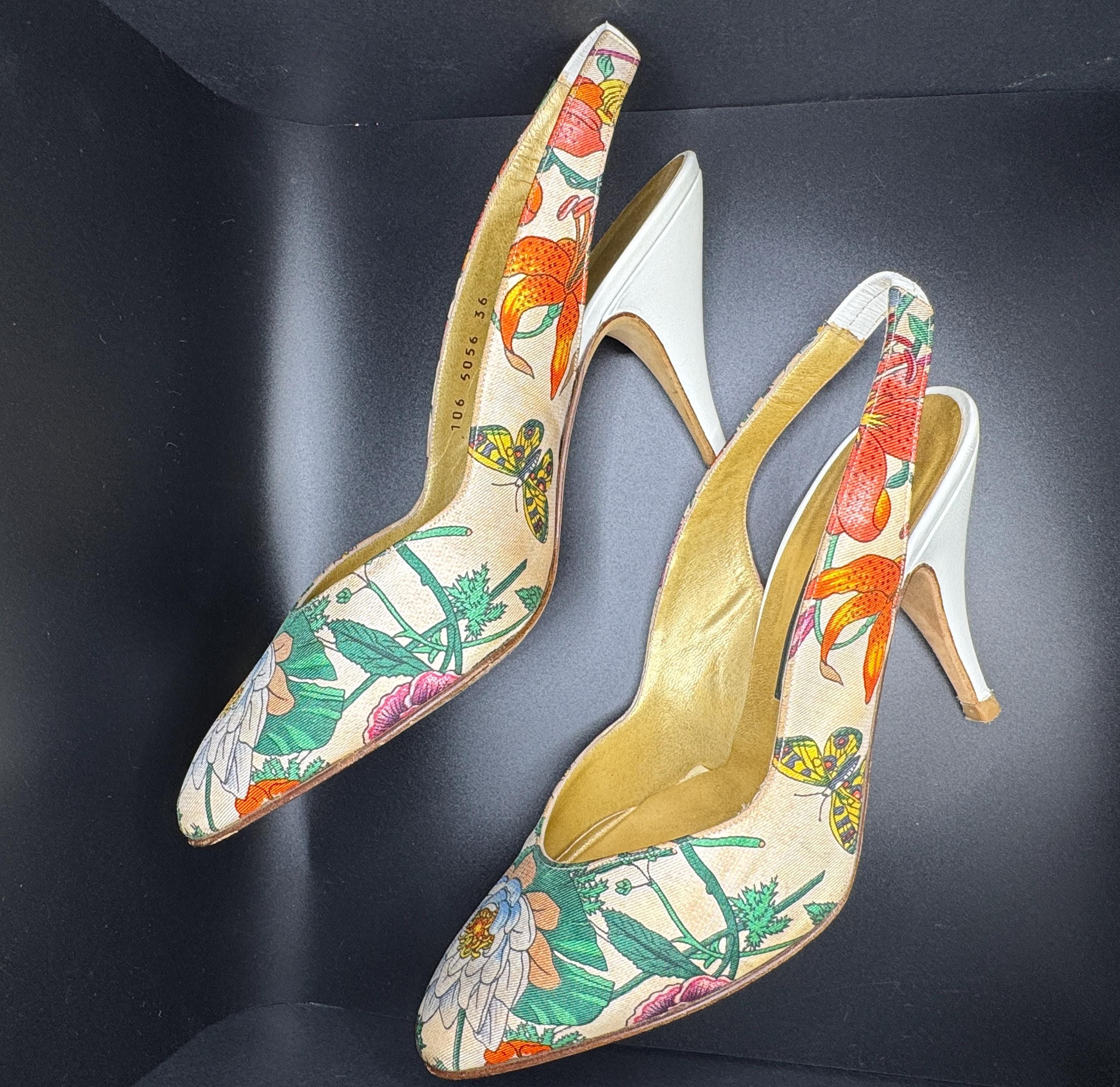 Gucci Floral Shoes - Etsy