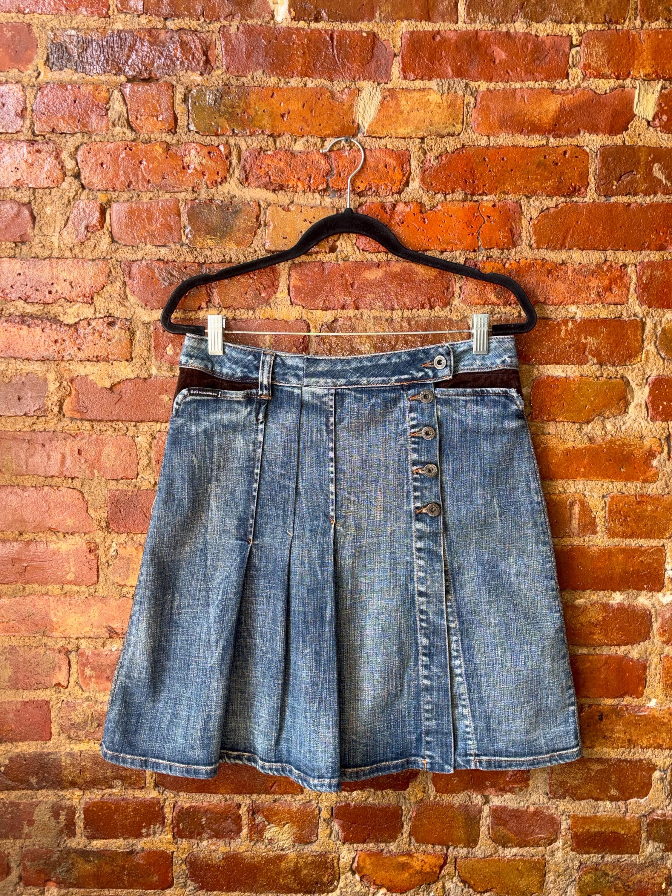 Dolce Gabbana Denim Skirt - Etsy