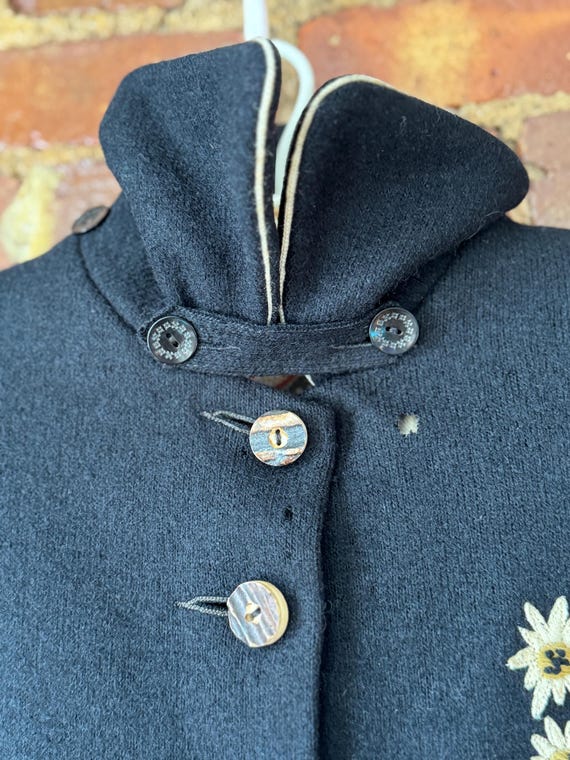 1940s Wool Jacket, Apolda New York Alpine Edelwei… - image 8