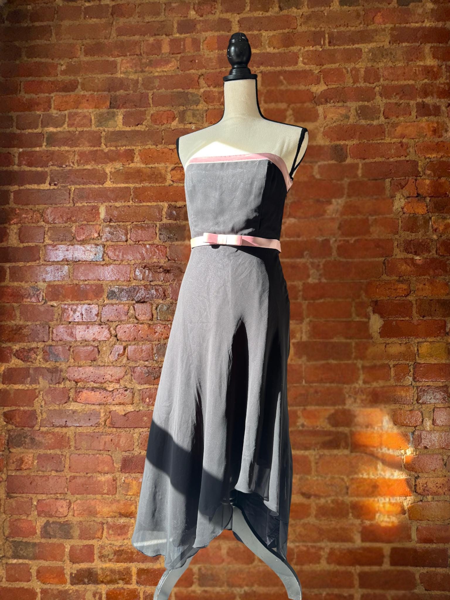 Black Chiffon Handkerchief Dress - Etsy