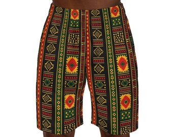 Black History Inspired Jogging Shorts - Celebrate Culture and Heritage in Every Stride