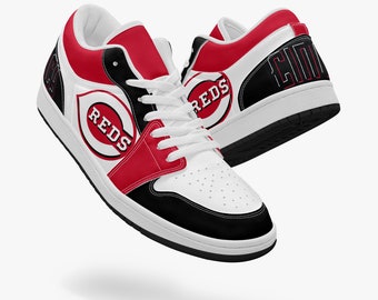 Cincinnati Reds Low Top Athletic Shoes Men Women Unisex