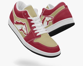 Birmingham Stallions Low Top Shoes Men's Women's Unisex XFL USFL UFL