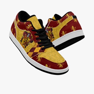 Gryffindor House Low Top Athletic Shoes Men Women Unisex