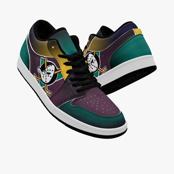 Retro Anaheim Mighty Ducks Low Top Athletic Shoes Men Women Unisex