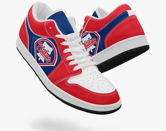 Philadelphia Phillies Low Top Athletic Shoes Men Women Unisex