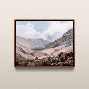 Parc national de Haleakala | peinture à l'huile vintage | Hawaï, États-Unis | Téléchargement numérique instantané | #246