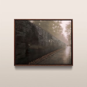 Vietnam Memorial National Monument | Vintage Oil Painting | Washington D.C., USA | Instant Digital Download | #278