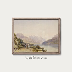 Vintage Scottish Landscape | Ben Vorlich by David Cox | Printable Digital Download | #139