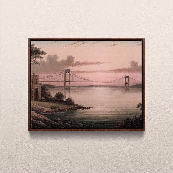 Gateway National Recreation Area | Vintage Oil Painting | New Jersey, USA | Instant Digital Download | #158