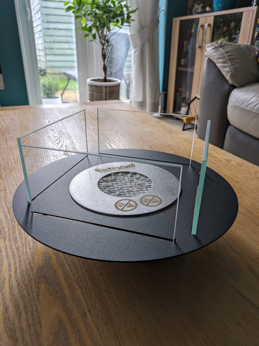 Bio Ethanol Fireplace Burner Furniture Insert Fireplace Built-in Round ...