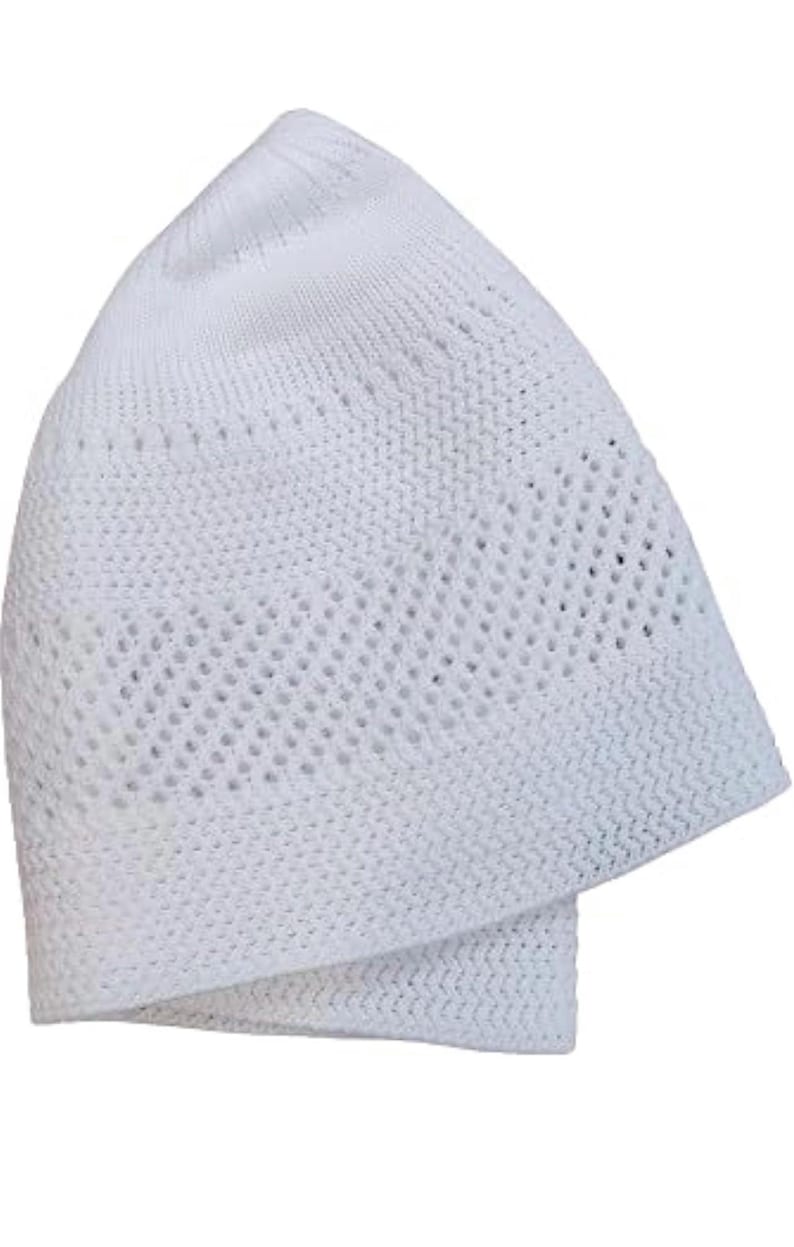 Men's Multicolor Topi Islamic Skull Cap Muslim Prayer Mosque Kufi Hat ...