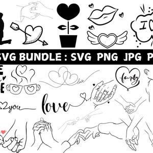 Hand in hand SVG, Pinky Hold, Love, SVG-bestand knippen, aanpassen met je eigen tekst, namen en datums toevoegen, Instant Download, Love Hands-ontwerp