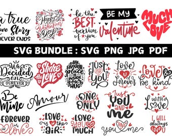 Kids Valentine SVG Bundle, My First Valentine Day (Digital Download)