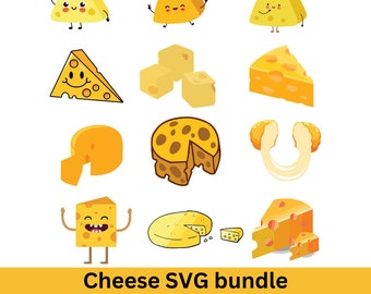 Fromage SVG, SVG contour de fromage, fromage fichier numérique, fichier de coupe de fromage, Silhouette de fromage, Clipart fromage, Cricut, vecteur, téléchargement immédiat