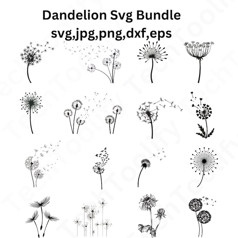 Dandelion SVG Bundle