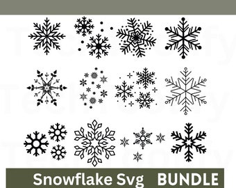 Schneeflocke SVG, Schneeflocke svg Bundle, Flocke Winter SVG, Weihnachten SVG, Winter svg, Weihnachten Schneeflocke svg, Cricut, Silhouette Cut Files,