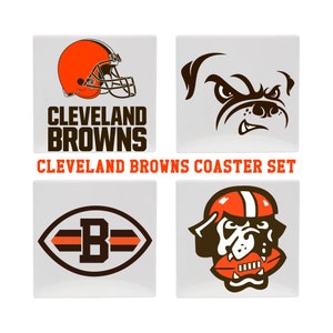 Cleveland Browns Coaster Set