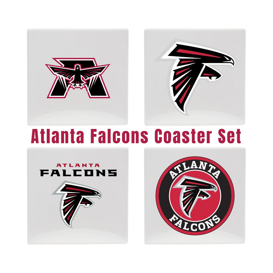 Atlanta Falcons Coaster Set - Etsy
