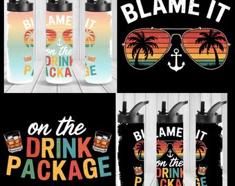 Blame it on the Drink Package Flip Top & Tumbler