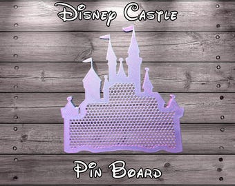 Disney Castle Inspired 3d printed pin board
