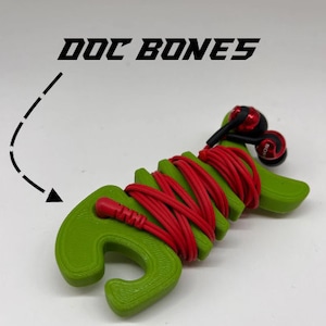 Doc Bones - 3D Printed cable fish, cable organizer, smart gadget