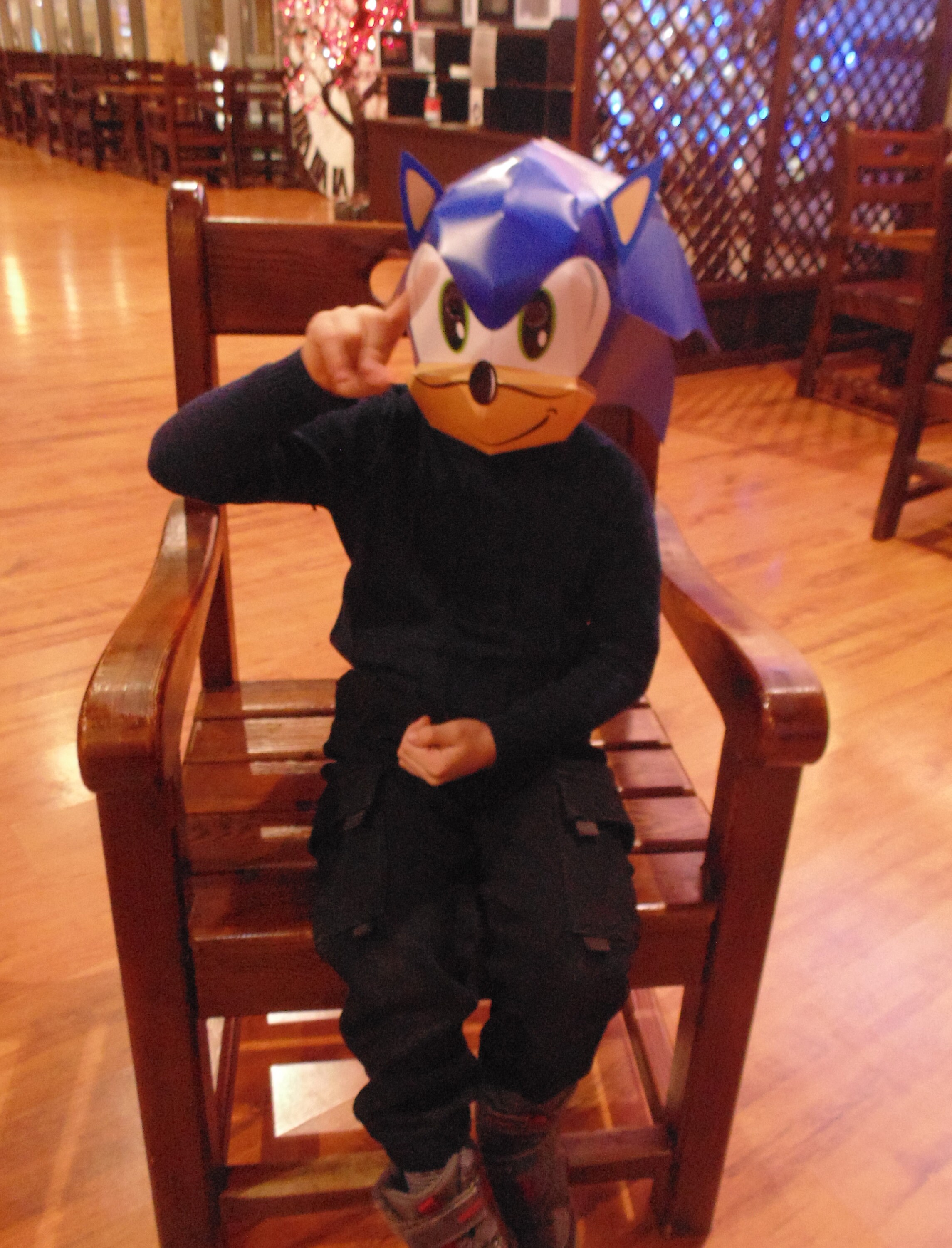 Sonic Mask Sonic Costume Sonic Paper Mask Sonic the Hedgehog Costume