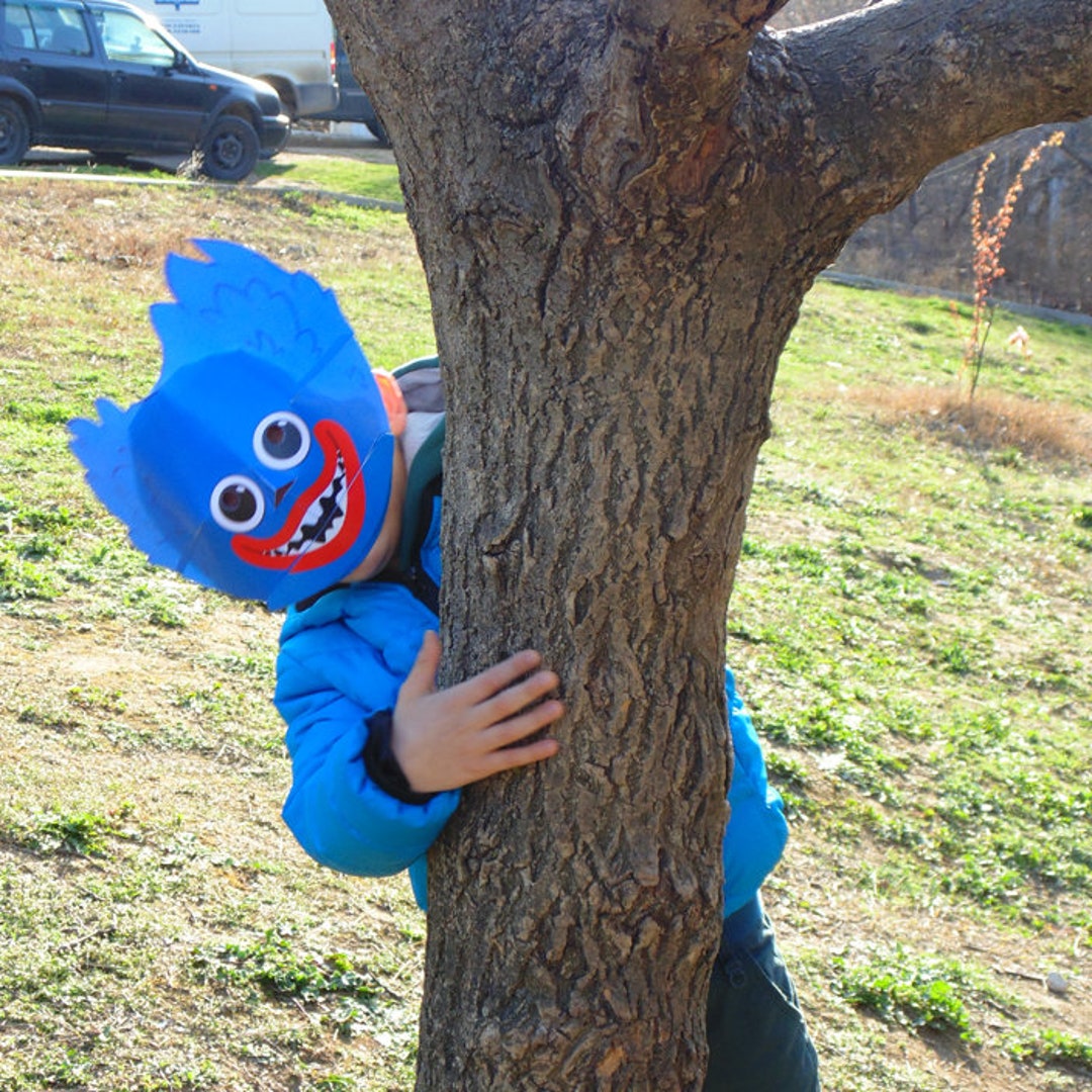 Children's Party Mask Huggy Wuggy Huggy Wuggy Costume Etsy