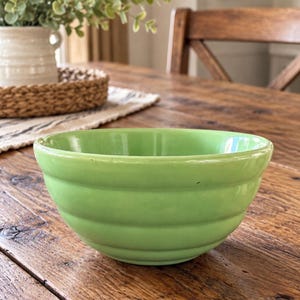 Green Bauer Bowl - Etsy