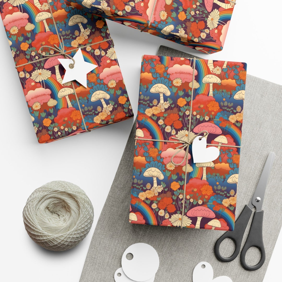 Mushroom Gift Bag Set With Greeting Card & Tissue Paper — 11.8x9.4x5.3 Inches, Forest Theme For Birthdays & Baby Showers - View #11