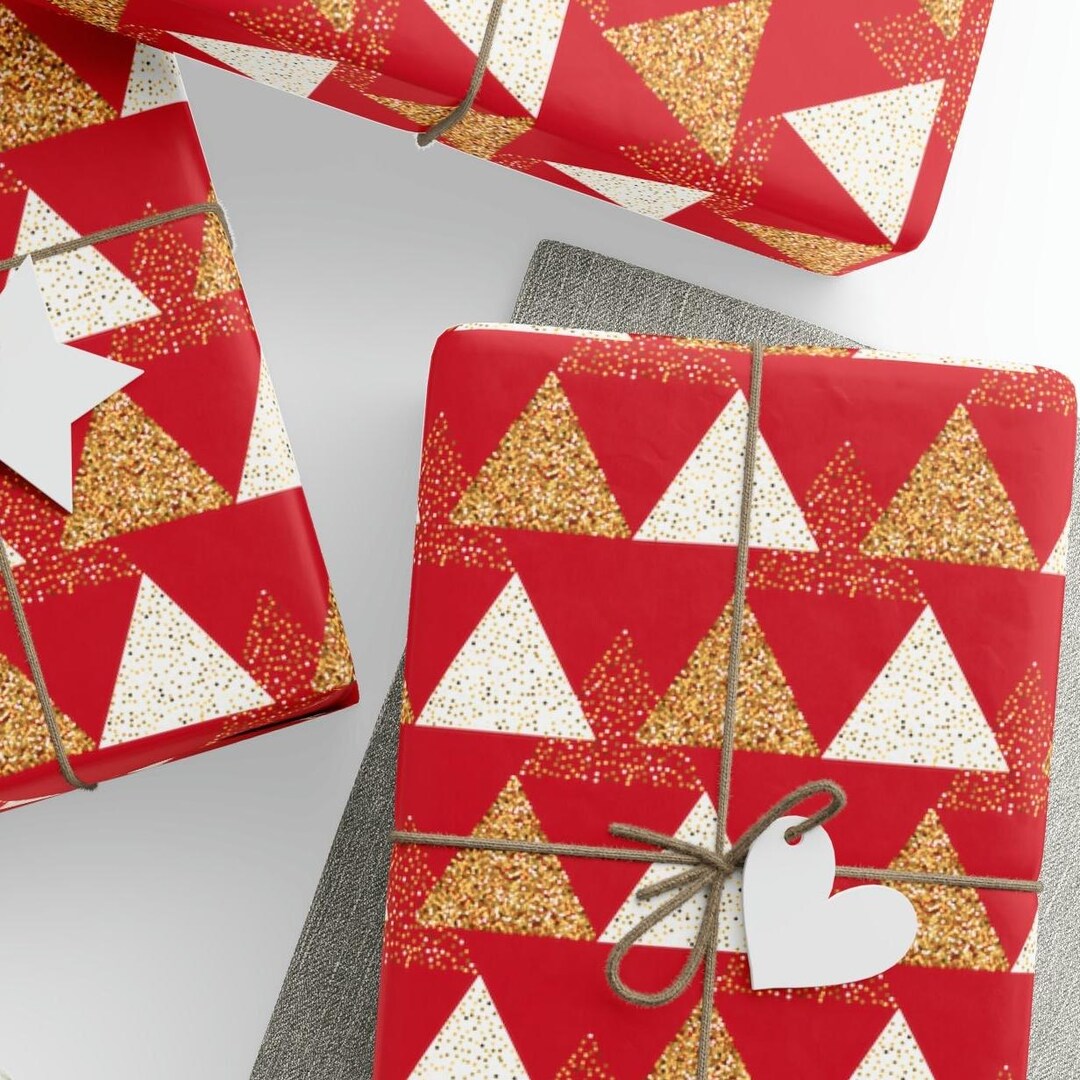 Christmas Wrapping Paper Roll,3 Rolls 43cm X 3m Xmas Gift Wrapping Paper,Metallic Gift Wrap Paper With Snowflake Xmas Tree Pattens For Christmas,Party,Festive Decorations (white Gold