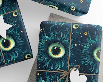 Papel de regalo Mystical Eye, papel de regalo de fantasía, papel premium