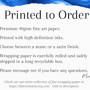 Moody Forest Trees Wrapping Paper, Woodland Gift Wrap, Wrapping Paper Rolls, 3 Sizes image 4