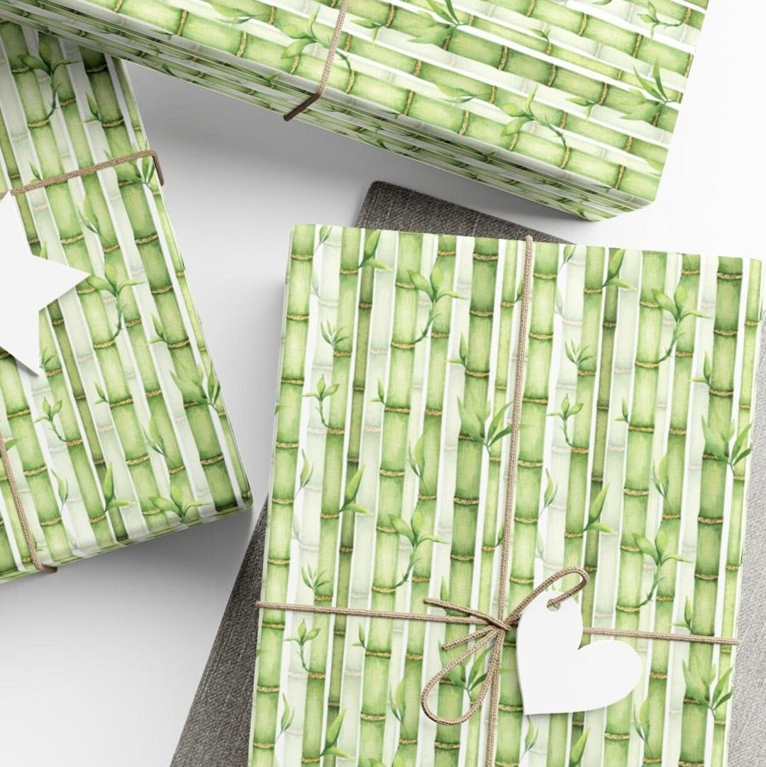 Bamboo Wrapping Paper, Asian Aesthetic Design, Wrapping Paper Rolls ...