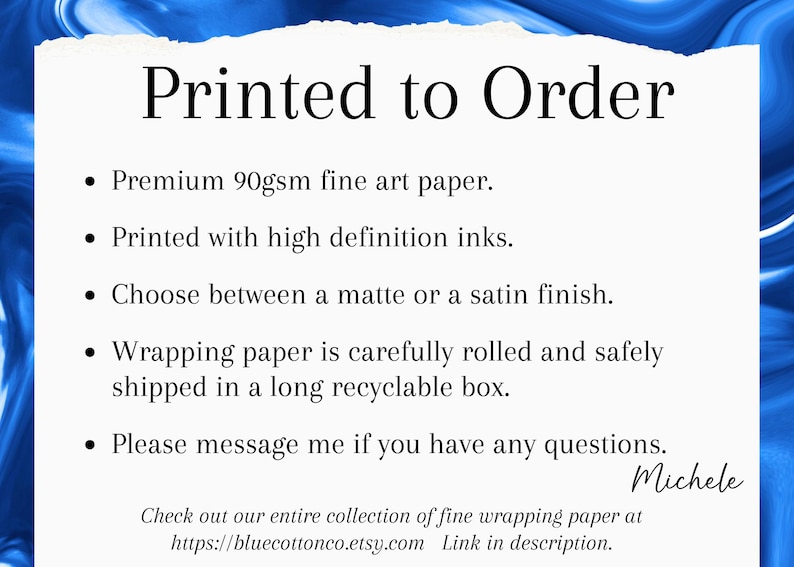 Books Wrapping Paper, Book Lover Gift Wrap, Wrapping Paper Rolls, 3 Sizes Available image 3