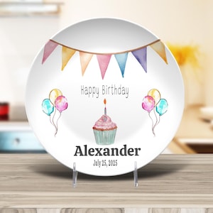 Kuchenteller 1 Geburtstag - zerschmettere Teller Cupcake Teller 1 Geburtstag - unzerbrechlich