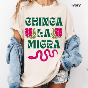 CHINGA la migra Protest Shirt,Activism shirt, comfort colors, Latino Protest Tee, Social Justice Shirt, Immigrant Human Rights Tee, Unisex