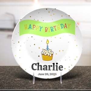 Kuchenteller 1 Geburtstag - zerschmettere Teller Cupcake Teller 1 Geburtstag - unzerbrechlich