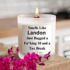 Engagement gifts, engagement candle, Bachelorette gift, funny gift for bachelorette party, personalized candle, funny engaged candle