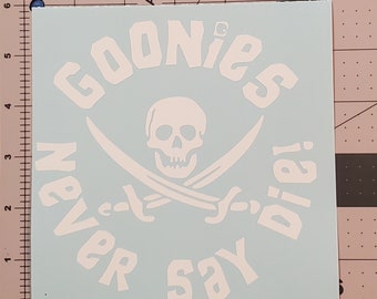 Goonies Never Say Die Sticker Decal Free Shipping