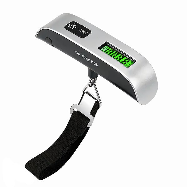 Luggage Scale Travel Digital, Portable Digital Suitcase Scale for Travel, Accurate and Easy Weighing, Essential Travel Accessory