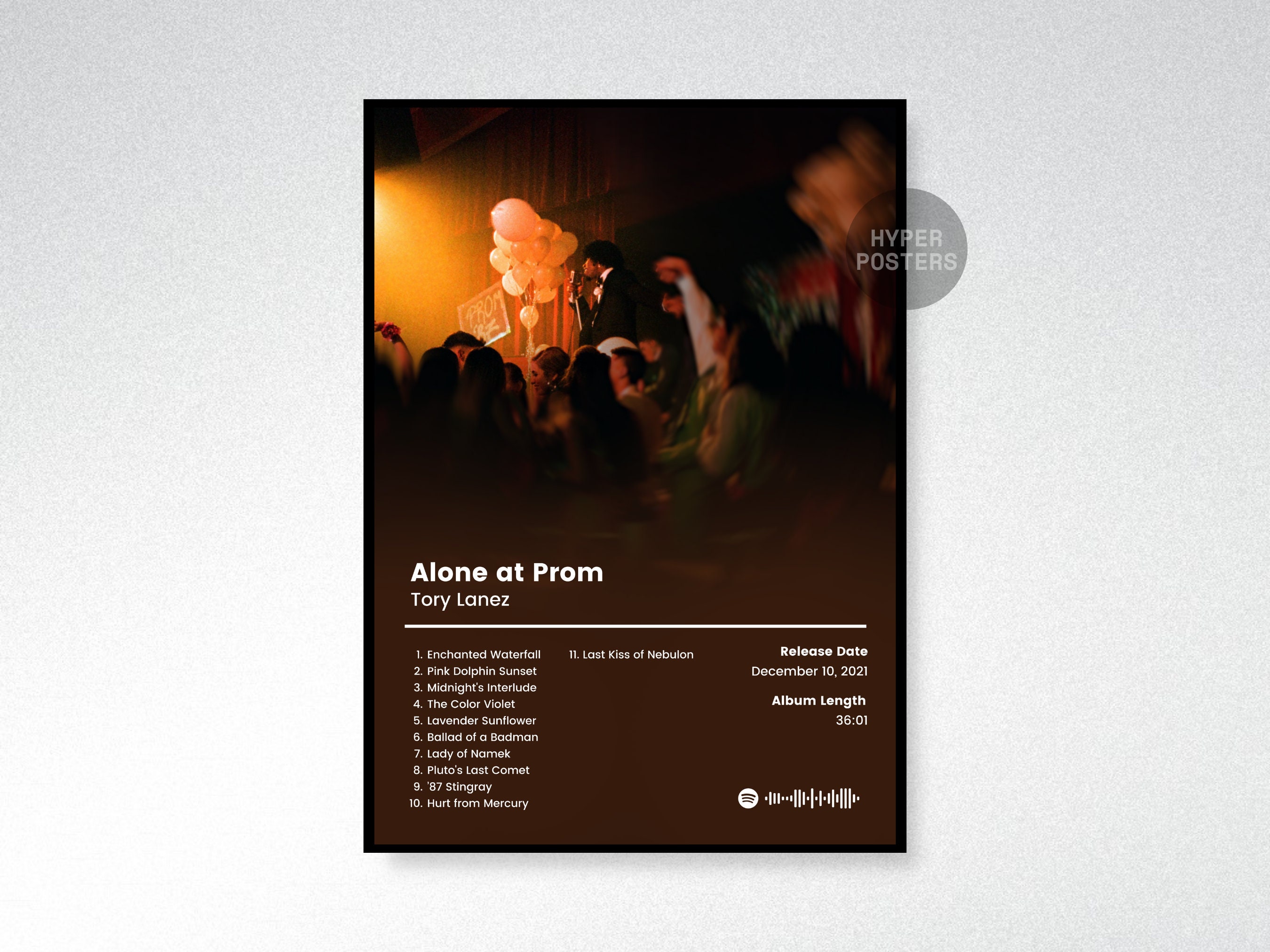 Tory Lanez Poster / Alone at Prom Poster / Tory Lanez Alone at - Etsy
