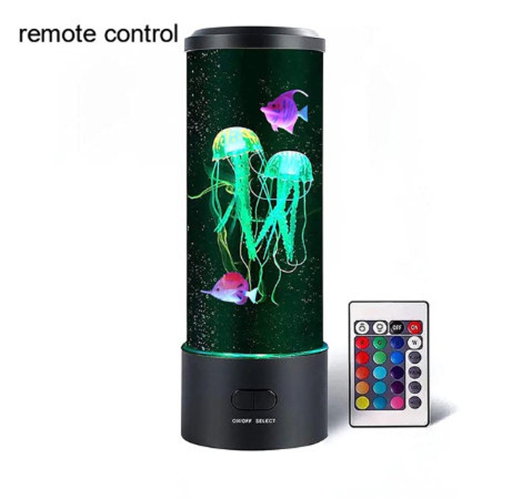 Creative Jellyfish Light Led Aquarium Night Light Multicolor Etsy