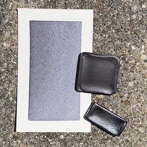Denim | Handmade Watercolor | Half Pan | Quarter Pan