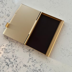 Étui à palette vide double face en aluminium léger pour godets d'aquarelle en métal