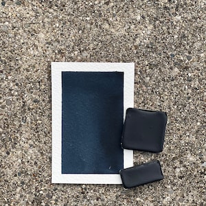 Midnight Blue | Handmade Watercolor | Half Pan | Quarter Pan